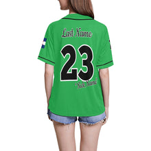 Load image into Gallery viewer, Aces Mama Jersey All Over Print Baseball Jersey for Women (Model T50)