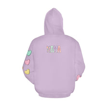 Load image into Gallery viewer, Mama Light Purple All Over Print Hoodie for Women (USA Size) (Model H13)