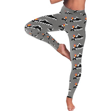 Load image into Gallery viewer, Altitude Leggings Grey Pattern Low Rise Leggings (Invisible Stitch) (Model L05)