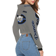 Load image into Gallery viewer, Central Cropped Hoodie 2 All Over Print Crop Hoodie for Women (Model H22)