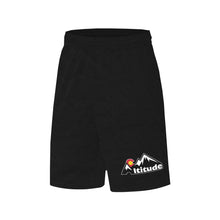 Load image into Gallery viewer, Altitude Men Style Basketball Short Black All Over Print Basketball Shorts