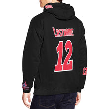 Load image into Gallery viewer, All American Black Hoodie red All Over Print Hoodie for Men (USA Size) (Model H13)