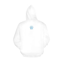 Load image into Gallery viewer, Dog Mama Back Paw Pic/Name/Paw Front Chest/back All Over Print Hoodie for Women (USA Size) (Model H13)