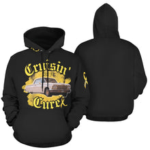 Load image into Gallery viewer, Cruisin' for Cure 3 Black All Over Print Hoodie for Men (USA Size) (Model H13)