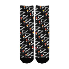 Load image into Gallery viewer, Altitude Sock Black Custom Socks for Women