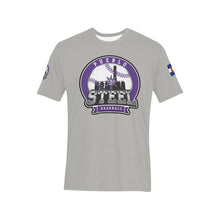 Load image into Gallery viewer, PS grey SHIRT b Men's All Over Print T-Shirt (Solid Color Neck) (Model T63)