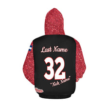 Load image into Gallery viewer, Angels 21 All Over Print Hoodie for Women (USA Size) (Model H13)