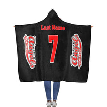 Load image into Gallery viewer, Angels 80 Flannel Hooded Blanket 56''x80''