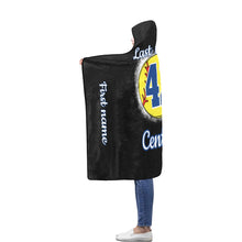 Load image into Gallery viewer, Central Wildcats Logo Flannel Hooded Blanket 56''x80''