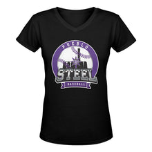Load image into Gallery viewer, PS V Women's Deep V-neck T-shirt (Model T19)