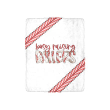 Load image into Gallery viewer, Busy Raising Ballers Baseball Blanket Ultra-Soft Micro Fleece Blanket 30''x40''