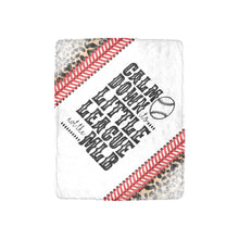 Load image into Gallery viewer, Calm down little league blanket Ultra-Soft Micro Fleece Blanket 30''x40''