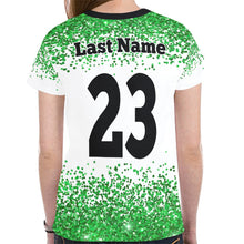 Load image into Gallery viewer, Aces 7 New All Over Print T-shirt for Women (Model T45)