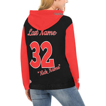 Load image into Gallery viewer, Angels 24 All Over Print Hoodie for Women (USA Size) (Model H13)