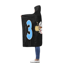Load image into Gallery viewer, Crushers Hooded Blanket 3 Flannel Hooded Blanket 56''x80''