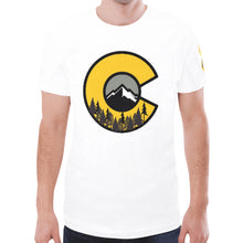 Load image into Gallery viewer, Dom CO Shirt White New All Over Print T-shirt for Men (Model T45)