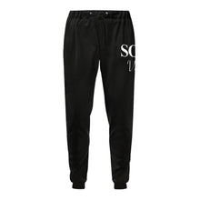 Load image into Gallery viewer, Unisex black south vb Unisex All Over Print Sweatpants (Model L11)