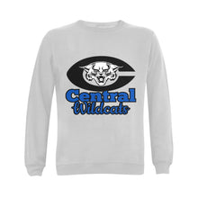 Load image into Gallery viewer, Central Wildcats Crewneck 5 Grey Gildan Crewneck Sweatshirt(NEW) (Model H01)