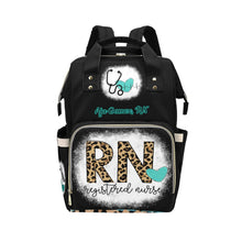 Load image into Gallery viewer, RN/Nurse Bag Leopard Multi-Function Backpack Bag (Model 1688) 2