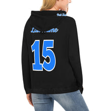 Load image into Gallery viewer, Flight Basketball Mama Middle All Over Print Hoodie for Women (USA Size) (Model H13)
