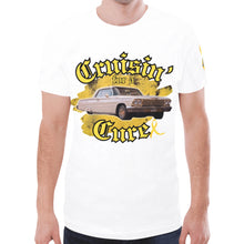 Load image into Gallery viewer, Cruisin' for Cure 1 White New All Over Print T-shirt for Men (Model T45)
