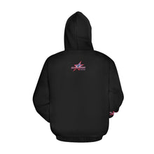 Load image into Gallery viewer, All American Hoodie Plain Black No Custom All Over Print Hoodie for Women (USA Size) (Model H13)