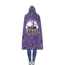Load image into Gallery viewer, PS Blanket 4 Flannel Hooded Blanket 56''x80''