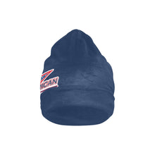 Load image into Gallery viewer, All American Beanie Navy All Over Print Beanie for Adults