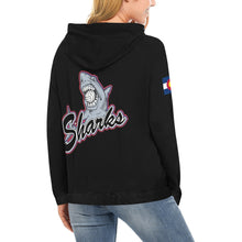 Load image into Gallery viewer, SHARKS WOMEN HOODIE All Over Print Hoodie for Women (USA Size) (Model H13)