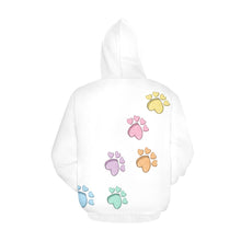 Load image into Gallery viewer, Dog Mama Back Paws/Pics2 All Over Print Hoodie for Women (USA Size) (Model H13)