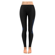 Load image into Gallery viewer, Central Wildcats Leggings 2 Women's Low Rise Leggings (Invisible Stitch) (Model L05)