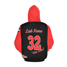 Load image into Gallery viewer, Angels 24 All Over Print Hoodie for Women (USA Size) (Model H13)