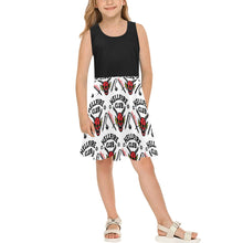 Load image into Gallery viewer, youth hf dress 3 Girls' Sleeveless Sundress (Model D56)