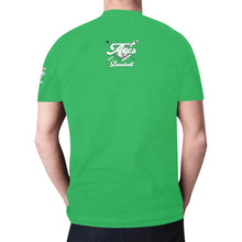 Load image into Gallery viewer, Aces Green Plain New All Over Print T-shirt for Men (Model T45)