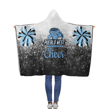 Load image into Gallery viewer, PW Cheer Hooded Blanket Flannel Hooded Blanket 40''x50''