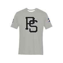 Load image into Gallery viewer, PS greySHIRT b 2 Men's All Over Print T-Shirt (Solid Color Neck) (Model T63)