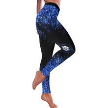 Load image into Gallery viewer, Central Wildcats Leggings 3f Women's Low Rise Leggings (Invisible Stitch) (Model L05)