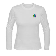 Load image into Gallery viewer, ER Rainbow Block Long-sleeve Shirt Men and Women Size