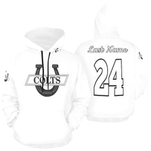 Load image into Gallery viewer, South Universal Hoodie White Name/Number All Over Print Hoodie for Men (USA Size) (Model H13)
