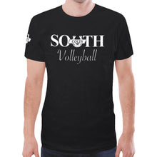 Load image into Gallery viewer, South VB Black New All Over Print T-shirt for Men (Model T45)