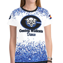 Load image into Gallery viewer, Central Dance Shirt 1 New All Over Print T-shirt for Women (Model T45)