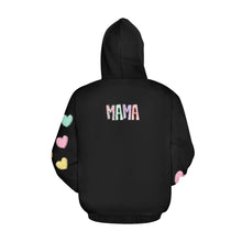 Load image into Gallery viewer, Mama Black All Over Print Hoodie for Women (USA Size) (Model H13)