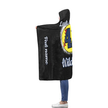 Load image into Gallery viewer, Wildcats Softball Name Flannel Hooded Blanket 56''x80''