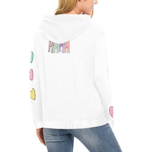 Load image into Gallery viewer, Mama White All Over Print Hoodie for Women (USA Size) (Model H13)
