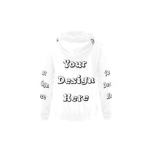 Load image into Gallery viewer, Custom Your Design Here- Zip-Up Child All Over Print Full Zip Hoodie for Kid (Model H14)