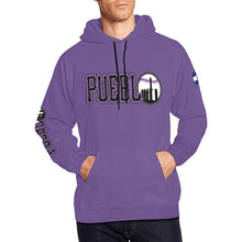 Load image into Gallery viewer, PS purple All Over Print Hoodie for Men (USA Size) (Model H13)
