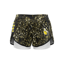 Load image into Gallery viewer, EE A short Women's Sports Shorts with Compression Liner (Model L63)