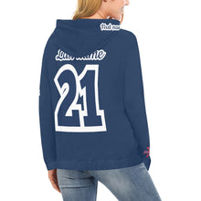 Load image into Gallery viewer, All American Mom Hoodie Full Custom Blue All Over Print Hoodie for Women (USA Size) (Model H13)