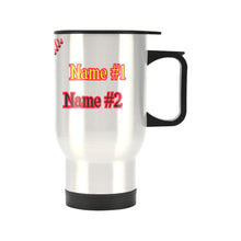 Load image into Gallery viewer, Personalized Mom of Both Traveling Mug Travel Mug (14oz)