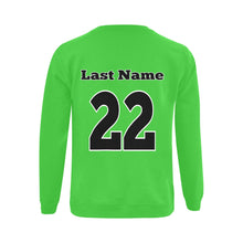 Load image into Gallery viewer, Aces Green Crew Custom Back Gildan Crewneck Sweatshirt(NEW) (Model H01)